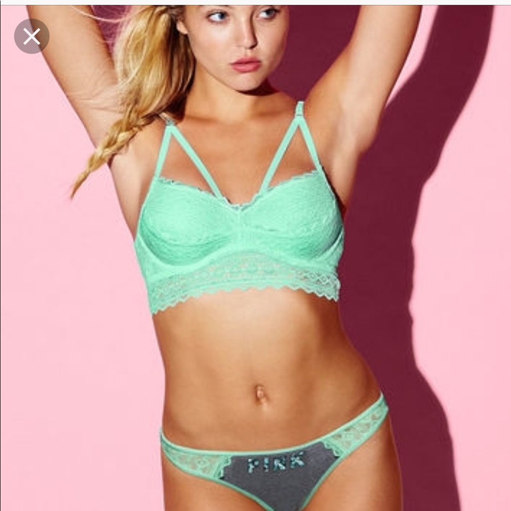 SALE! PINK Victoria Secret Lace Bralette Medium